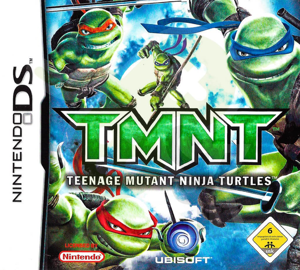 TMNT Teenage Mutant Ninja Turtles Front Cover spieleundkonsolen Nintendo NDS DS gebraucht