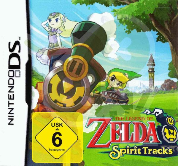 The Legend Of Zelda Spirit Tracks Front cover nds nintendo ds spiel gebraucht spieleundkonsolen