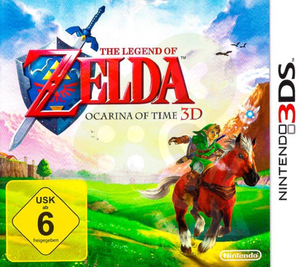 The Legend of zelda Ocarina of Time 3D Front Cover Nintendo 3DS spiel gebraucht spieleundkonsolen