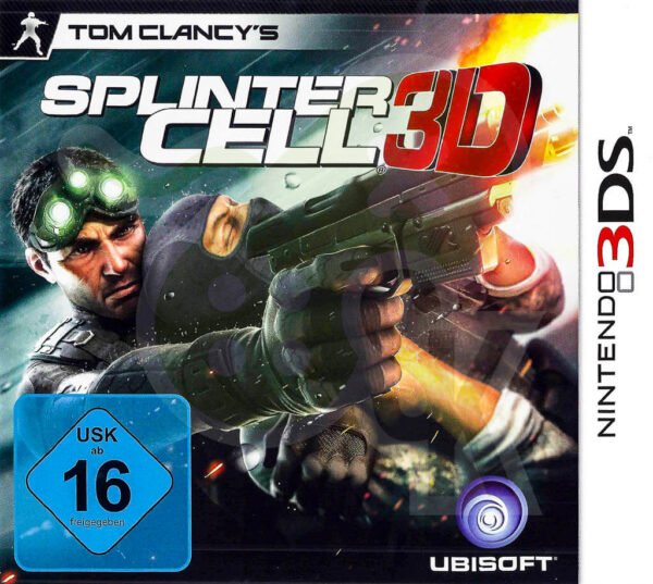 Tom Clancys Splinter Cell 3D Front Cover Nintendo 3DS spiel gebraucht spieleundkonsolen