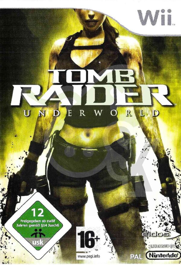 Tomb Raider UnderWorld Front Cover spieleundkonsolen nintendo wii gebraucht