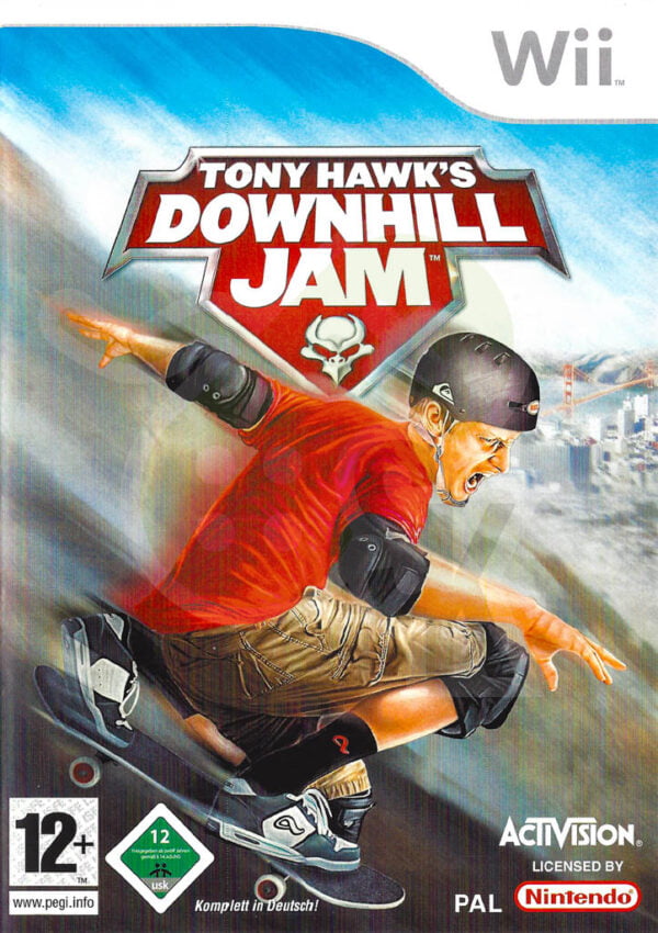Tony Hawks Downhill Jam Front Cover spieleundkonsolen Nintendo Wii gebraucht