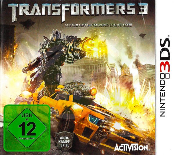 Transformers 3 Stealth Force Edition Front Cover Nintendo 3DS spiel gebraucht spieleundkonsolen