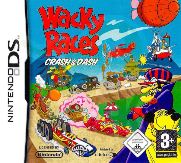 Wacky Races Crash Dash Front Cover nds nintendo ds spiel gebraucht spieleundkonsolen