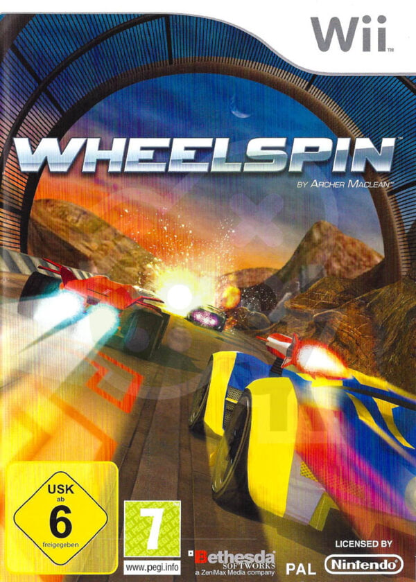 Wheelspin Front Cover spieleundkonsolen Nintendo Wii gebraucht