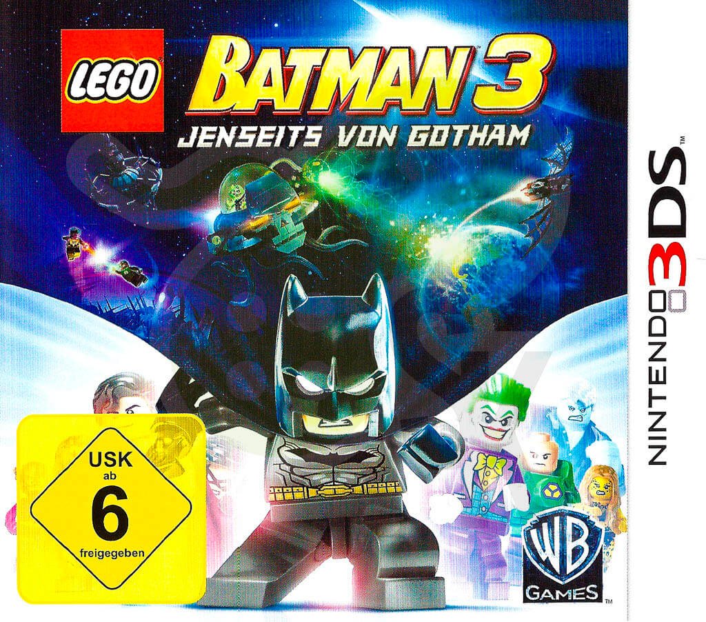 lego Batman 3 Jenseits von Gotham Front Cover Nintendo 3DS spiel gebraucht spieleundkonsolen