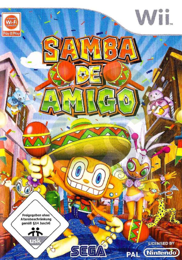 samba de amigo front Cover spieleundkonsolen nintendo wii gebraucht