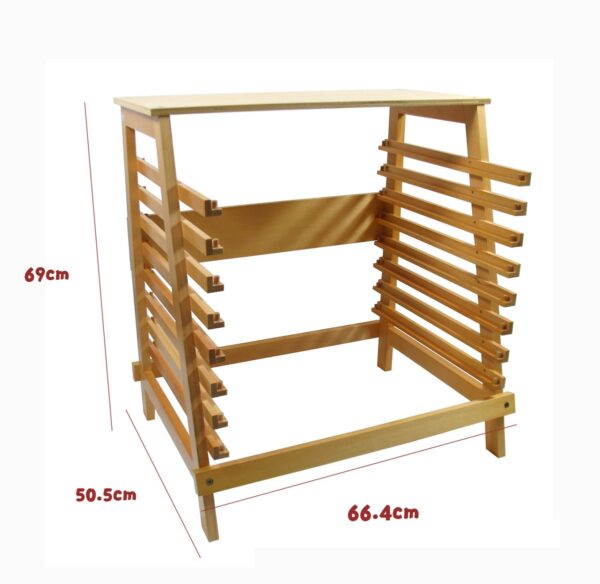 8 Montessori Puzzlekarten mit Regal – Bild 2