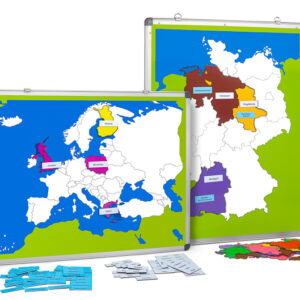 B-Ware: Magnetische Europa- und Deutschlandkarte