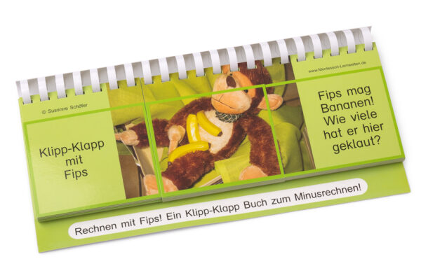 Fips und die Bananen-Rechenkiste - Subtraktion im Zahlenraum bis 20