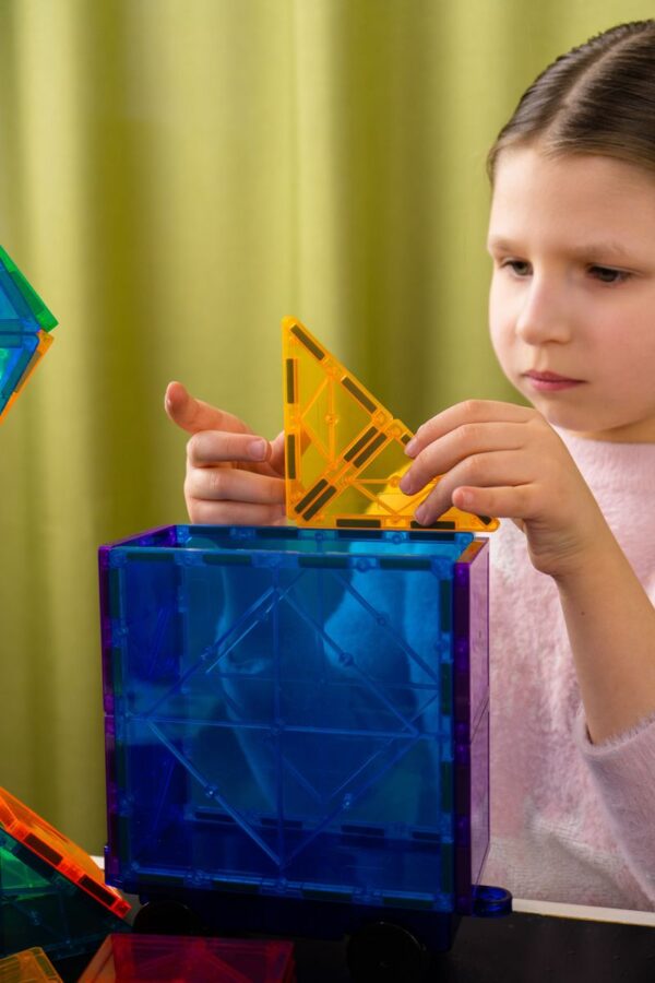 Magnetische Bausteine - Bauspielzeug für Kleinkinder – Bild 10