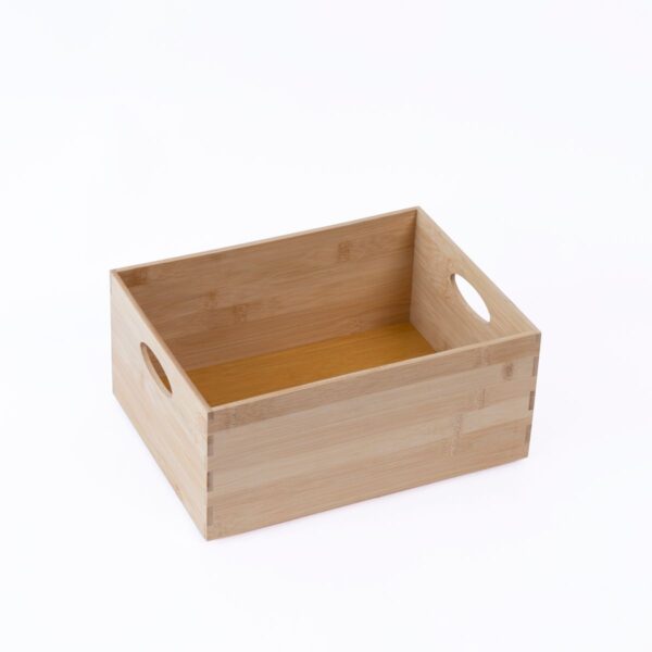 Stapelkiste aus Bambus, 33 x 26 x 15 cm – Bild 2
