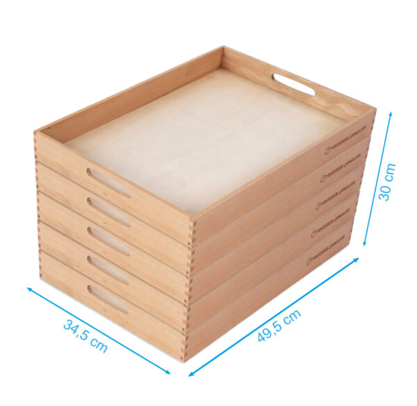 XL Tablett - 49,5 x 34,5 cm - stapelbar – Bild 11