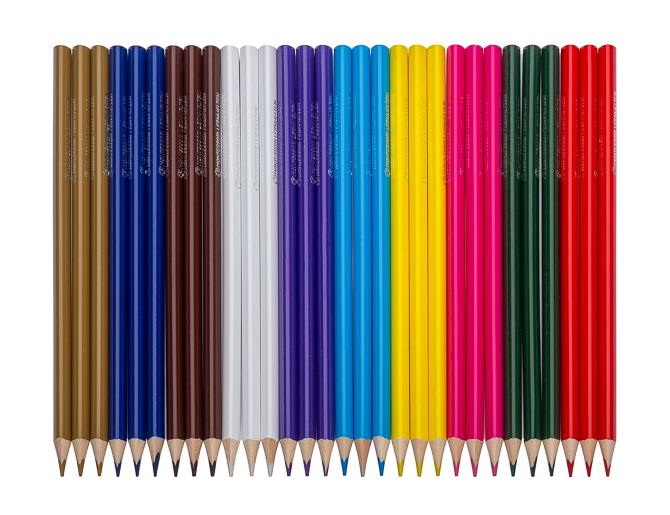 30 Buntstifte in Montessori-Farben 7 webg 128