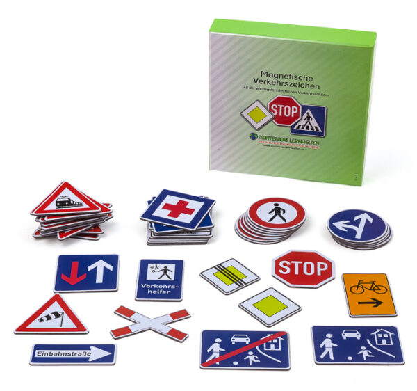 Magnetische Verkehrszeichen - 48 Verkehrsschilder entdecken und verstehen