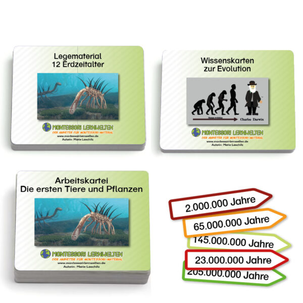 Legematerial zur Erdzeitalterkette