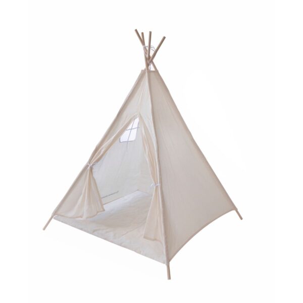 Premium Tipi Kinderzelt - Spielzelt mit gepolsterter Decke – Bild 5