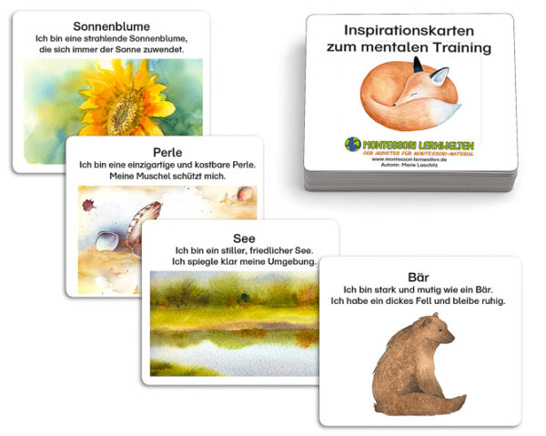 20 Inspirationskarten - Schulung des Selbstbewusstseins für Kinder