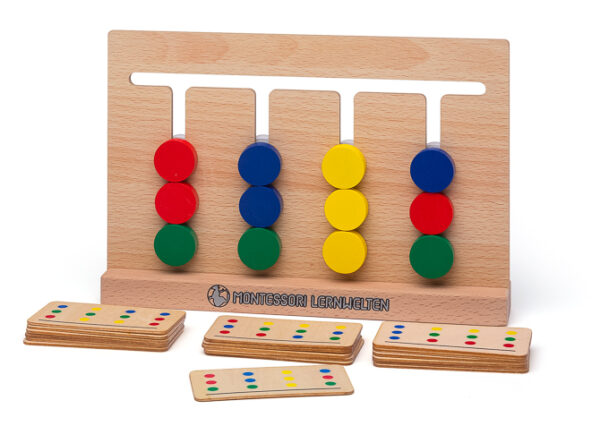 Schiebepuzzle - Logiktrainer aus Holz