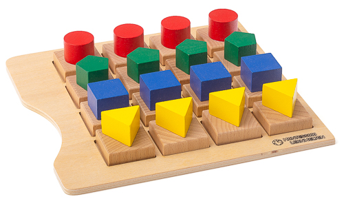 Geometrisches Holzpuzzle - Muster erkennen 5 webg 490