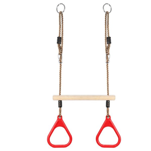 Outdoor 2 in 1 Turnset - Schaukel und Trapez