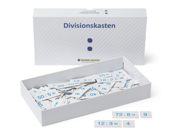 Divisionskasten mit Kontrolltafel