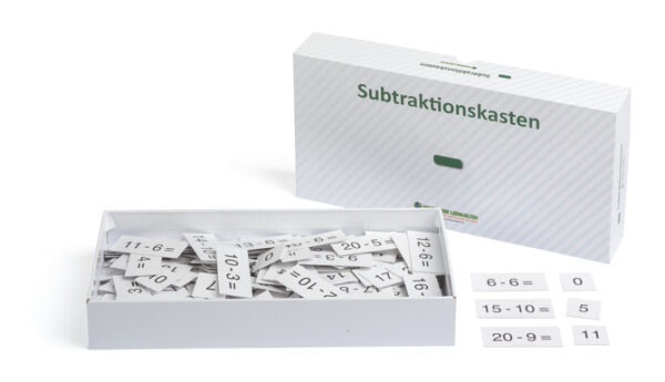 Subtraktionskasten mit Kontrolltafel