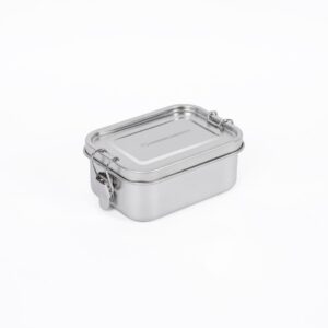 Edelstahldose (auslaufsicher) - ideal als Lunchbox Brotdose Vesperdose Brotbox Dose