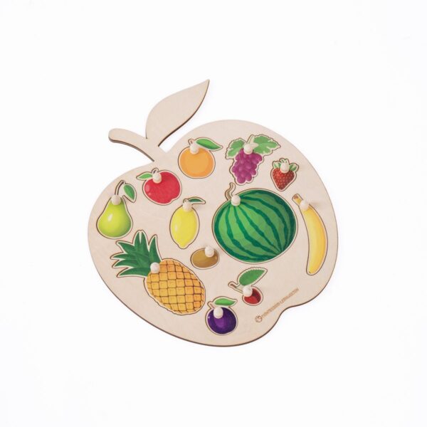 Obst-Puzzle aus Holz – Bild 2