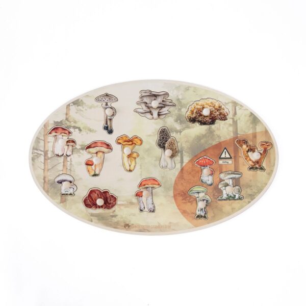 Pilze-Puzzle aus Holz – Bild 2