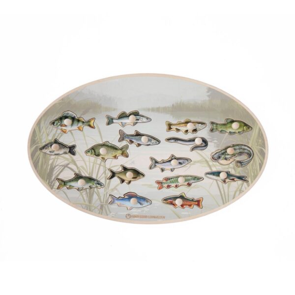 Puzzle Fische aus Holz – Bild 2