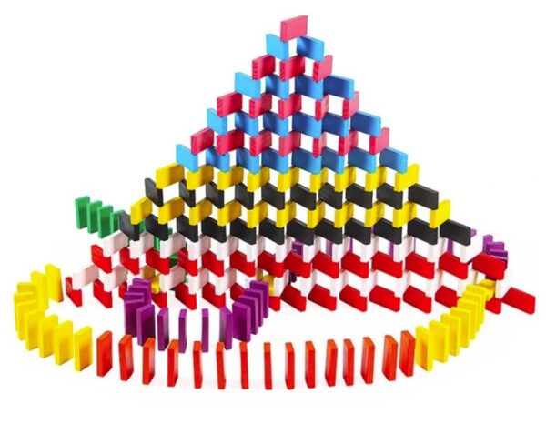 Dominosteine aus Holz - Großes Set
