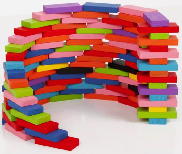 Dominosteine aus Holz - Großes Set – Bild 3