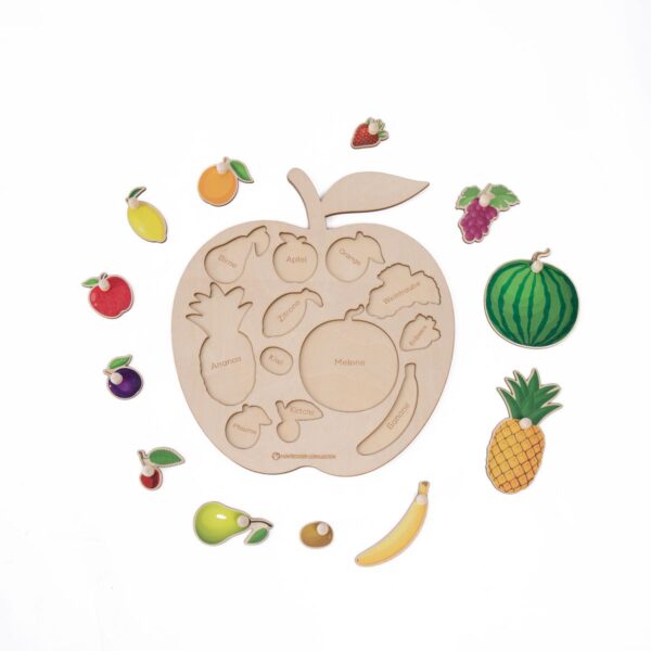 Obst-Puzzle aus Holz – Bild 4