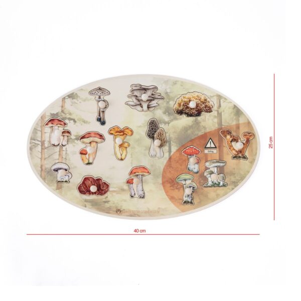 Pilze-Puzzle aus Holz – Bild 4