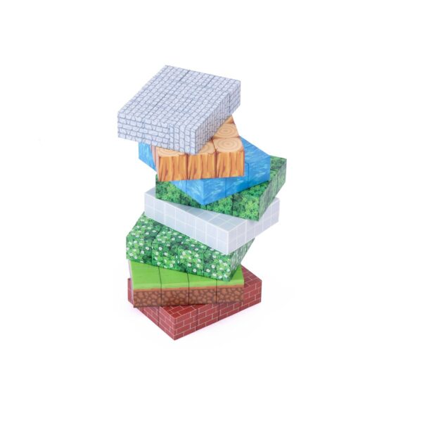 Magnetische Bausteine - Set mit 96 Teilen – Bild 4
