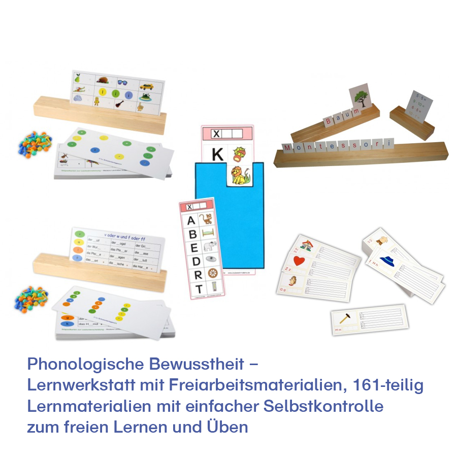 Phonologische Bewusstheit – Lernwerkstatt mit Freiarbeitsmaterialien 5 webg 364