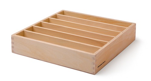6-Fächer-Holzkasten für Stöpselkarten 1 webg 617