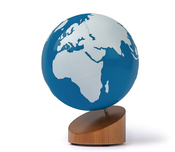 Montessori Globus Land und Wasser - Sandpapier