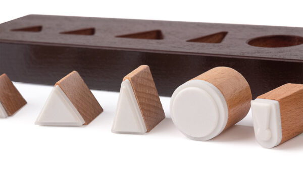 Set: Wortartenstempel aus Holz mit 9 Stempelkissen – Bild 8