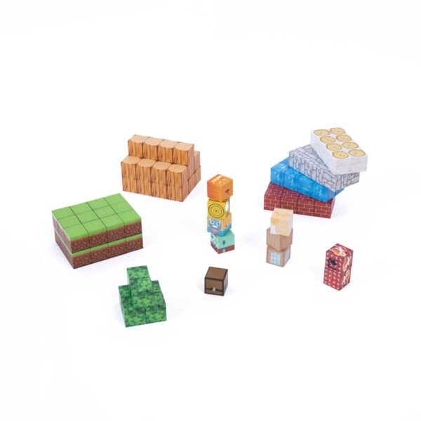 Magnetische Bausteine - Set mit 100 Teilen – Bild 3