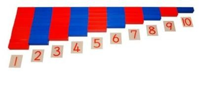 Lange Numerische Stangen 10 webg 32