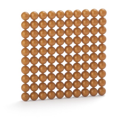 10 Goldene Perlenquadrate 4 webg 659