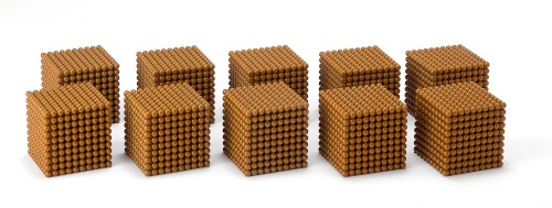 10 Goldene Perlenkuben 2 webg 665