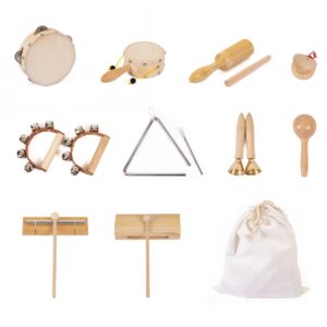 Musikinstrumente im Stoffbeutel