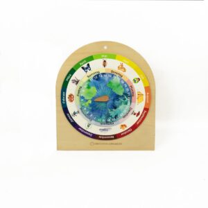 Immerwährender Kalender aus Holz