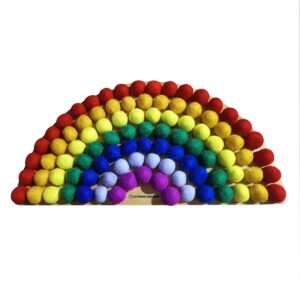 Regenbogenbrett mit Farbmulden