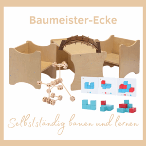 Baumeister-Ecke: Selbstständig bauen und lernen