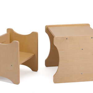 Wendehocker mit Tisch - abwischbare Premiumqualität