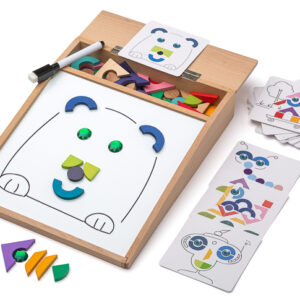 Magnetische Zeichentafel mit Figuren